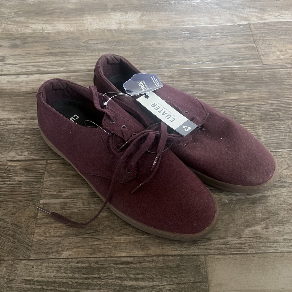Cuater Travis Mathew Kruzers Mens Shoes Sz 13 Burgundy Low Top Ortholite Insoles